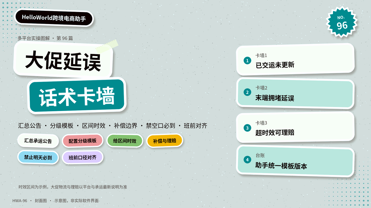 HelloWorld跨境电商助手申诉材料装订台封面示意