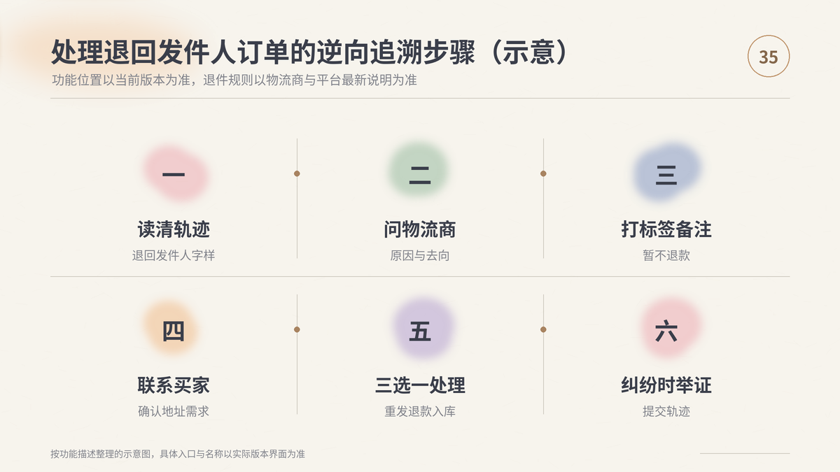 HelloWorld跨境电商助手处理退回发件人订单的逆向追溯步骤示意