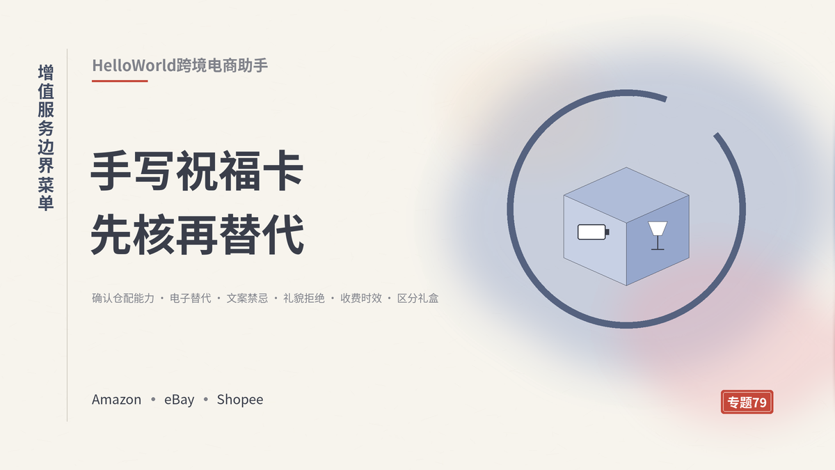 HelloWorld跨境电商助手增值服务边界菜单封面示意