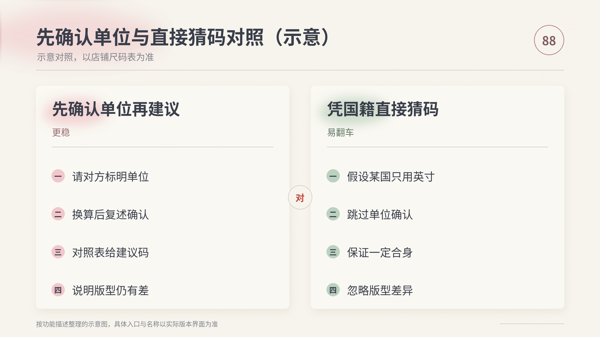 HelloWorld跨境电商助手先确认单位与直接猜码对照示意