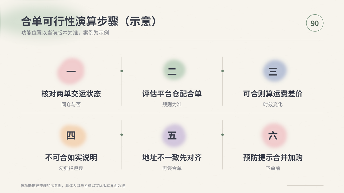 HelloWorld跨境电商助手合单可行性演算步骤示意